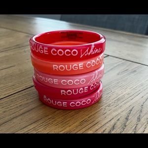 Chanel Rare coco rouge bangles